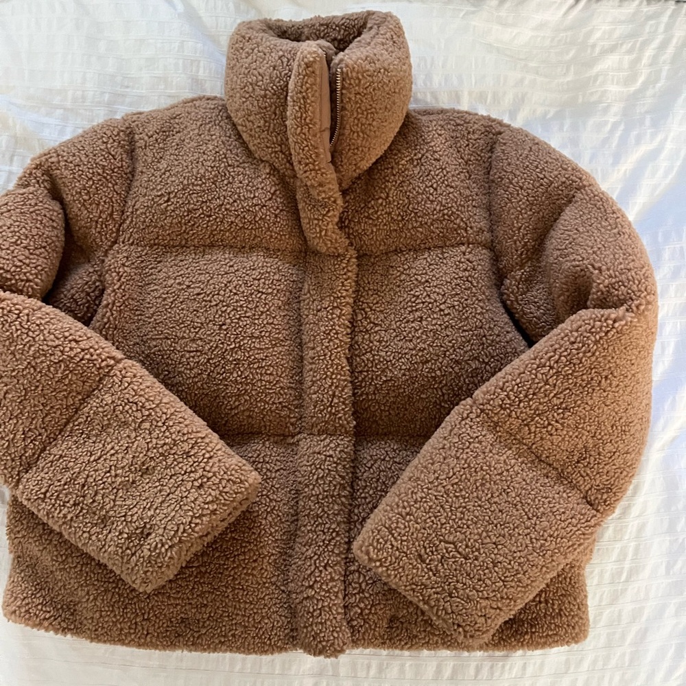 Joie Tan Sherpa Jacket